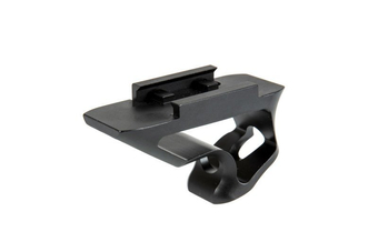 Aluminum CNC RIS Angled Forward Grip - Black