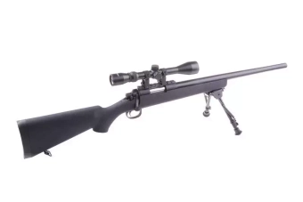 Réplique de fusil de précision SW-10 avec lunette et bipied (Upgraded) - noir  