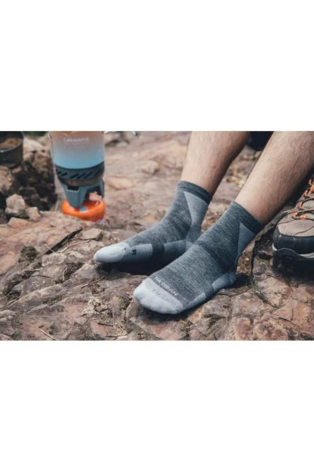 Na Giean Enhanced Medium Weight Micro socks NGMM0002 M (41-43) Grey