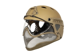 Full Face First Helmet Repllica - Tan