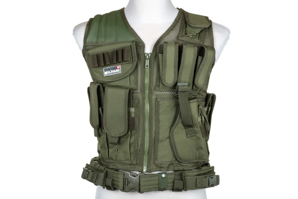 Cybergun Swiss Arms Tactical BT-4 Olive Vest