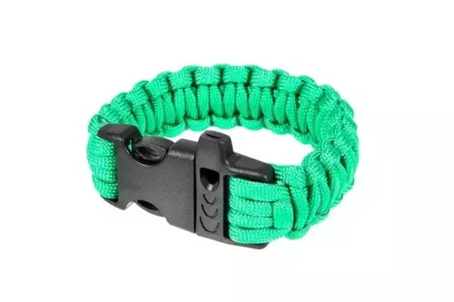 Pulsera de supervivencia (fastex) - verde