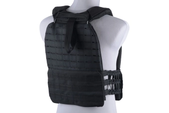 Chaleco tipo plate carrier molle/corte láser - negro