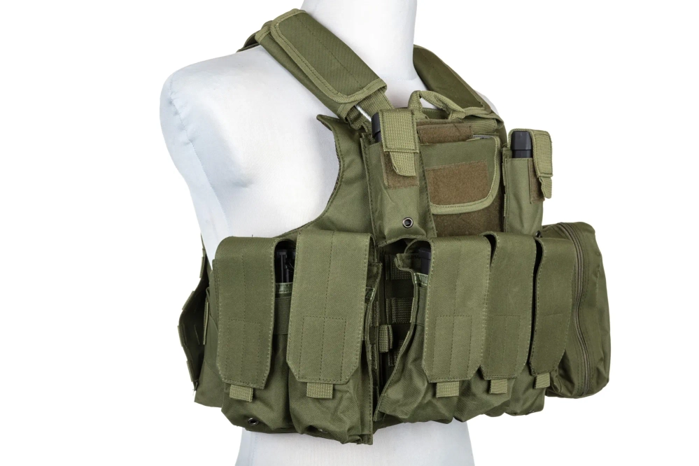 Taktická vesta Cybergun Swiss Arms CIRAS Olive