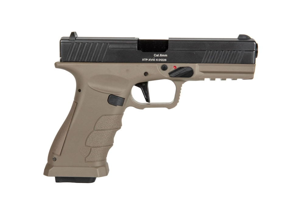 Airsoft pistole XTP.D - Poloviční opálení (CO2)