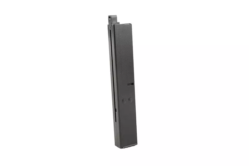 Chargeur hi-cap 120 plombs pour répliques IWI SMG SD - noir