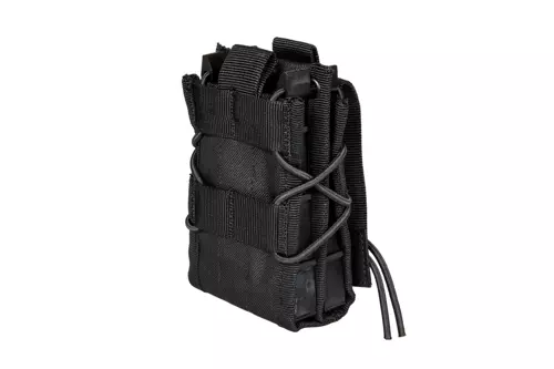 Doble pouch para fusil teja - negro