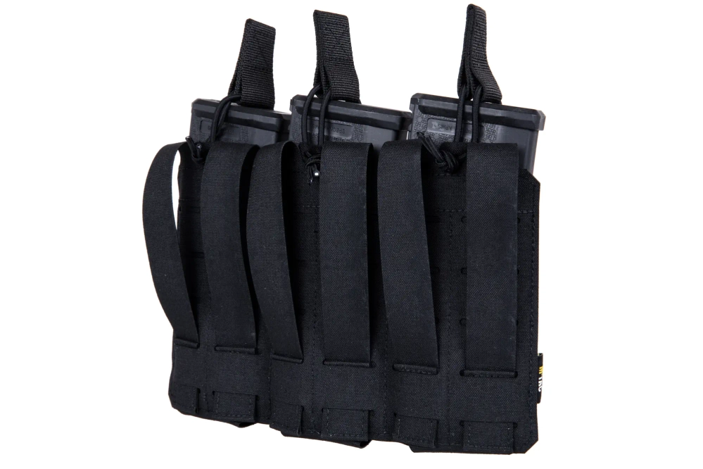 M-Tac Chargeur flexible pour 3 speedloaders Elite Laser Cut Black