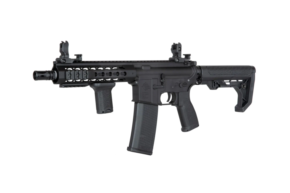 Fusil de airsoft Specna Arms SA-E08 Culata EDGE™ Kestrel™ ETU 1.14 J Light Ops Stock Negro