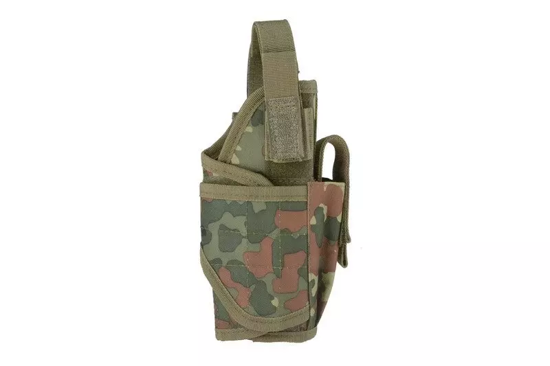 Thigh holster with magazine pouch