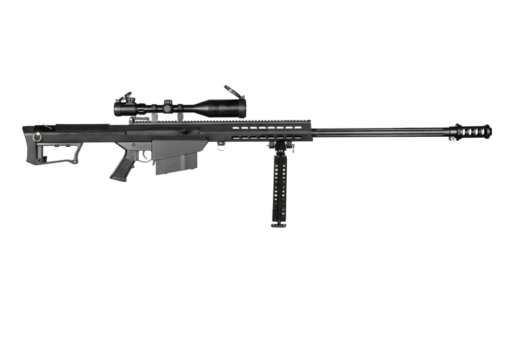 SW-024S sniper rifle replica with bipod&scope - Black