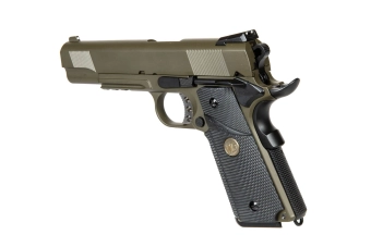 Pistola de airsoft MEU (versión ferroviaria) - verde oliva