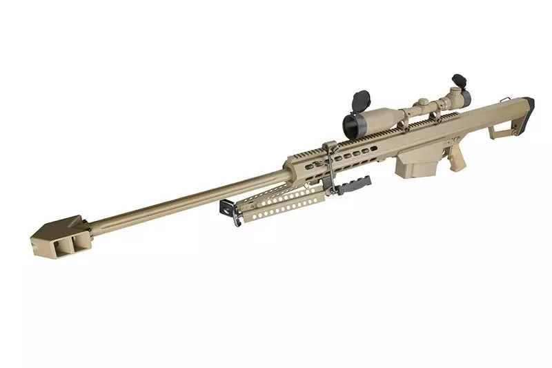 Fusil de airsoft visor y bípode SW-02A - color canela