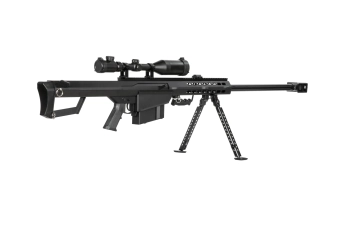Replika karabinu wyborowego Barrett® M107 z dwójnogiem i lunetą