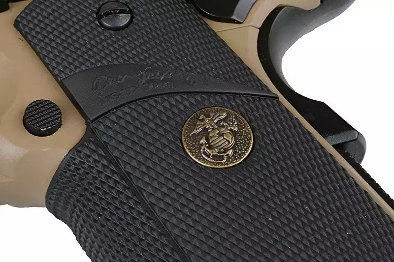Pistola de airsoft MEU (versión ferroviaria) - bronceado