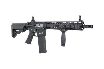 Specna Arms Daniel Defense® MK18 SA-P26 Prime™ Aster II ETU airsoft Carabina con motor brushless de un solo disparo Negro