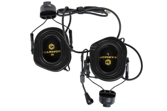 Actieve gehoorbeschermers Earmor M32H Plus Zwart