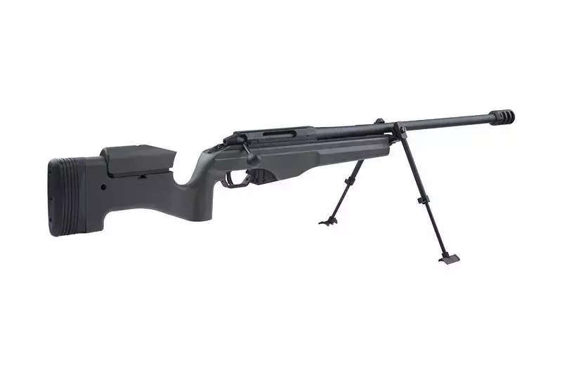 Fusil de airsoft rifle de francotirador MSR 009 - color verde oliva