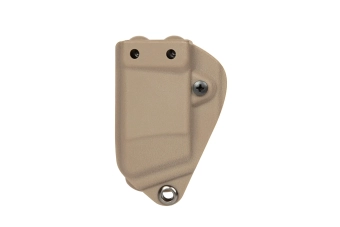 Kydex Single Pistol Magazine Carrier - Dark Earth