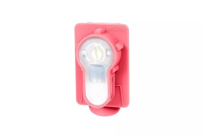 Marker elektroniczny Lightbuck Card Button - różowy (białe światło)
