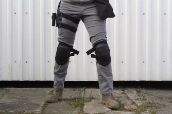 Set of knee protection pads  - sand