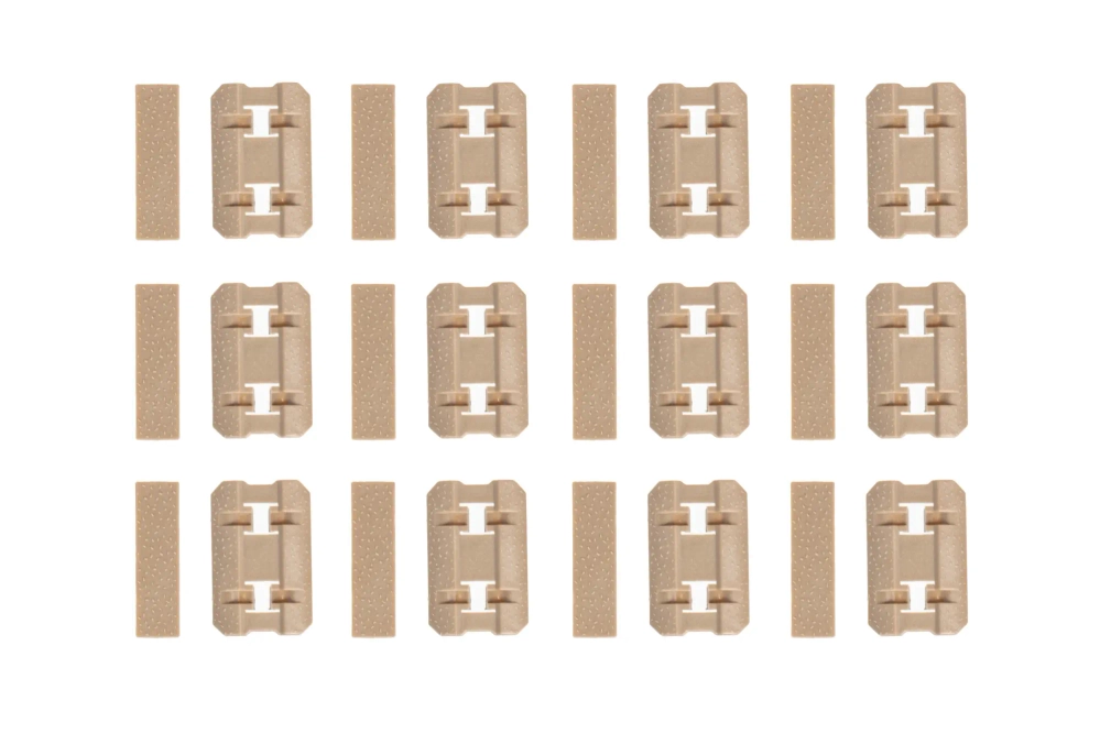 Ensemble de panneaux de protection MLOK Double Bell Tan