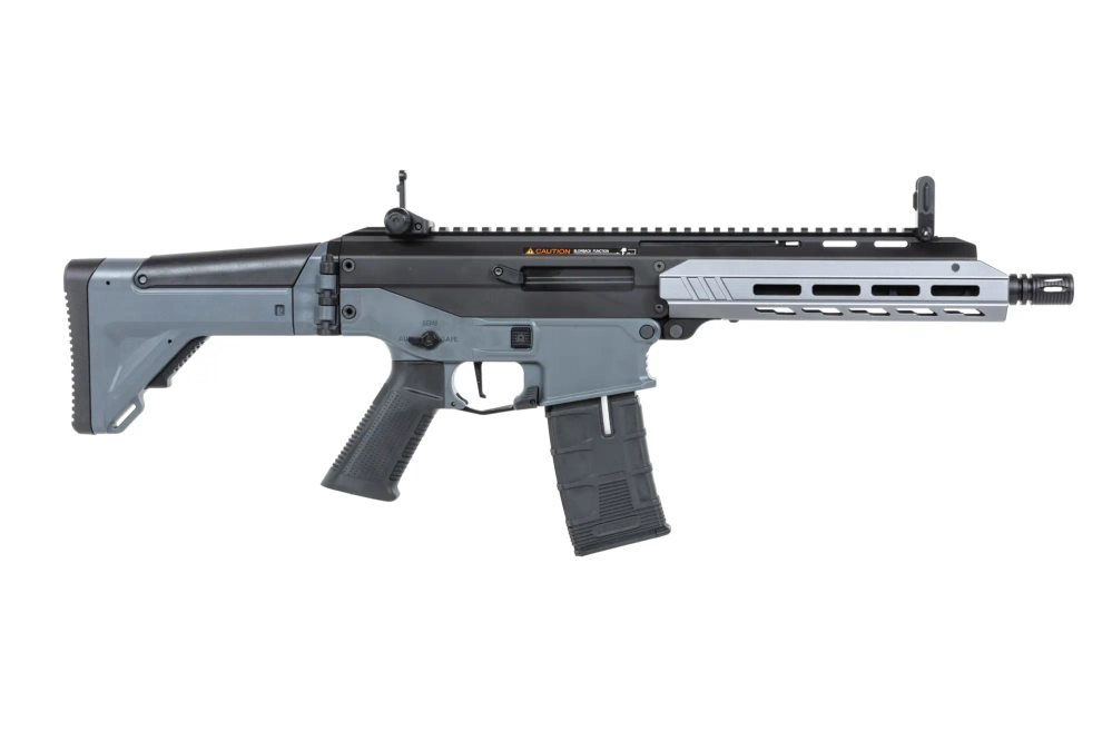 ICS Airsoft CXP APE SE grijs-zwart ASG karabijn