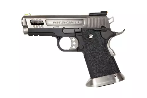 Airsoft pistole Hi-capa 3.8 Force Velociraptor" (Full Auto) - stříbrná"