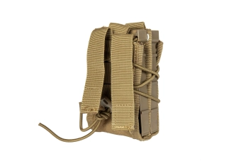 Double shingle-type magazine pouch - tan