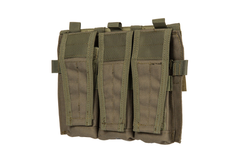 Funda triple 5.56 para chaleco Rush 2.0 - verde oliva