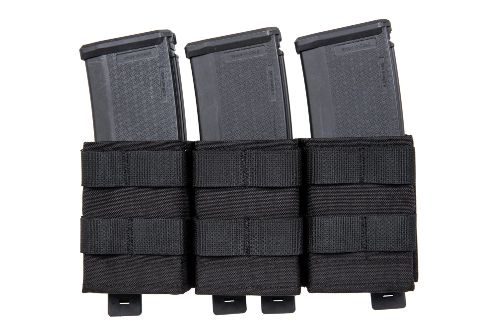 Porte-chargeur à triple ouverture 7,62 mm Wosport Noir