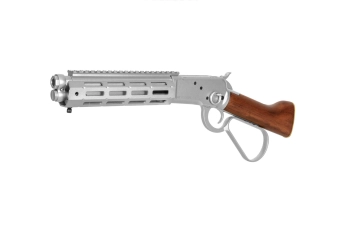 Rifle replica 1873R (Real Wood) - silver (OUTLET)