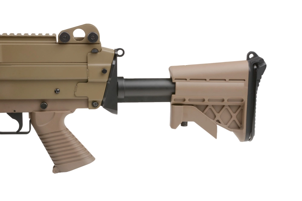 Airsoft kulomet H.M.G. MK46 - tan