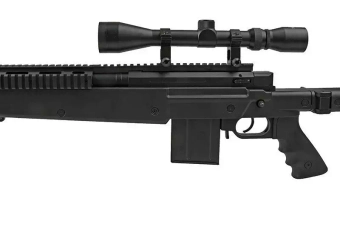 MB4407D sniper rifle replica - with scope and bipod