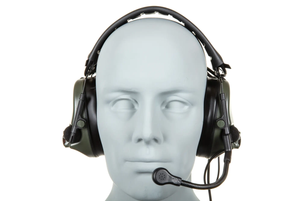 Aktywne ochronniki słuchu Wosport HD-14 Oliwkowe