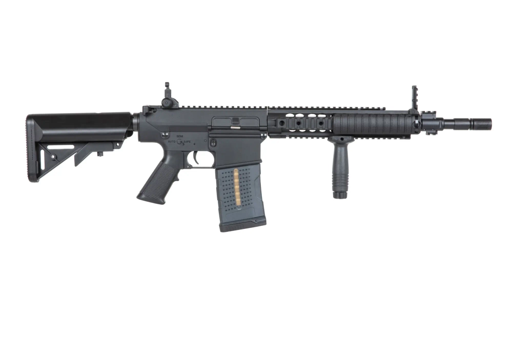 airsoft A&amp;K SR25K-P-N Rifle Selector Versión Polímero