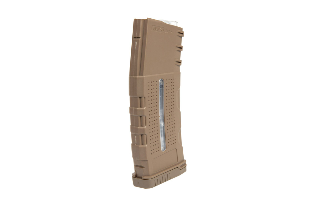 Chargeur hi-cap 350 pastilles pour répliques M4/M16 - tan