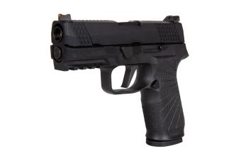 WE F18 Compact Green Gas Pistol replica Black