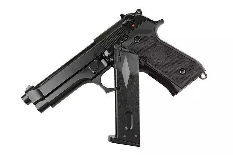 Réplique de pistolet M92 v.2 (boîte à LED) - noir