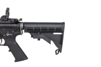 airsoft SRC DUAL POWER SR4 ZAROS GBB carbine with green gas magazine
