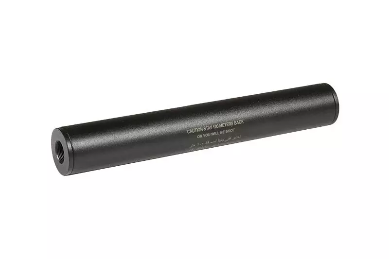 Stay 100 meters back" Covert Tactical PRO 30x200mm silencer"
