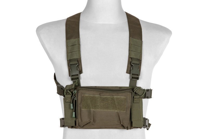 Rychlá vesta Chest rig II PLUS - olivově zelená
