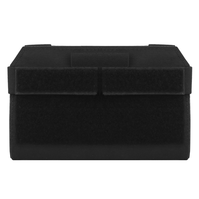 Funda táctica para teléfono Wosport con asa plegable Negra