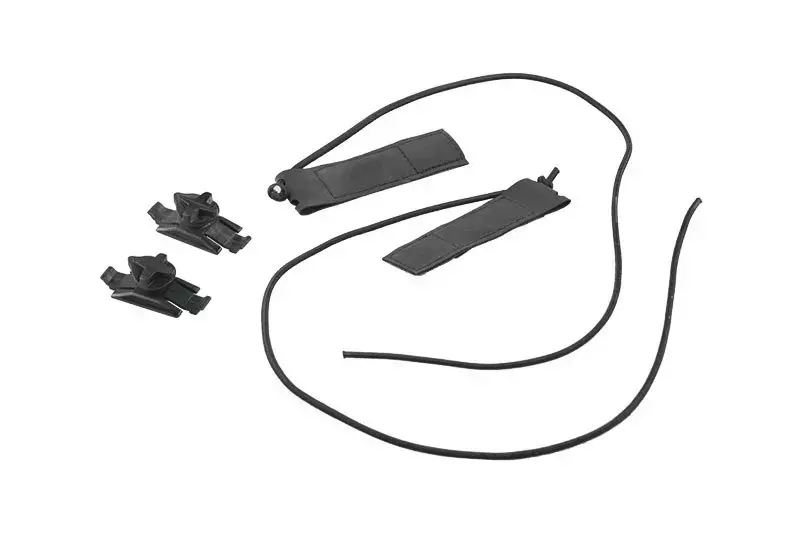 Uniwersalny montaż gogli do hełmów typu FAST - Czarny