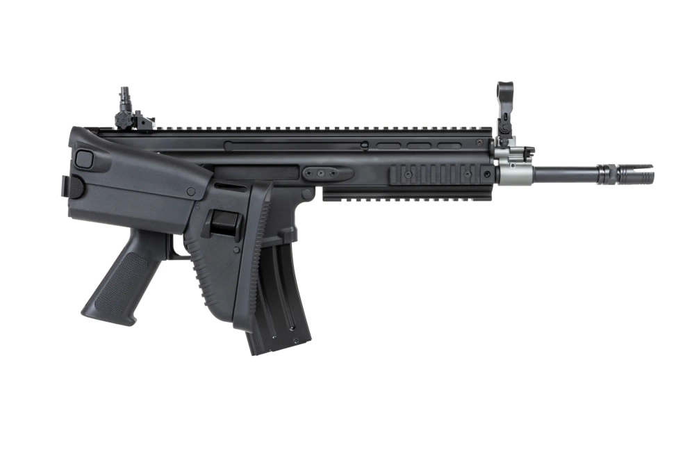 Karabinek szturmowy ASG Cybergun x FN HERSTAL SCAR-L z walizką transportową Czarny