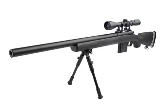 MB4404D sniper rifle replica - with scope and bipod