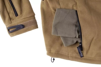 Sweat-shirt en polaire Liberty - vert olive / noir