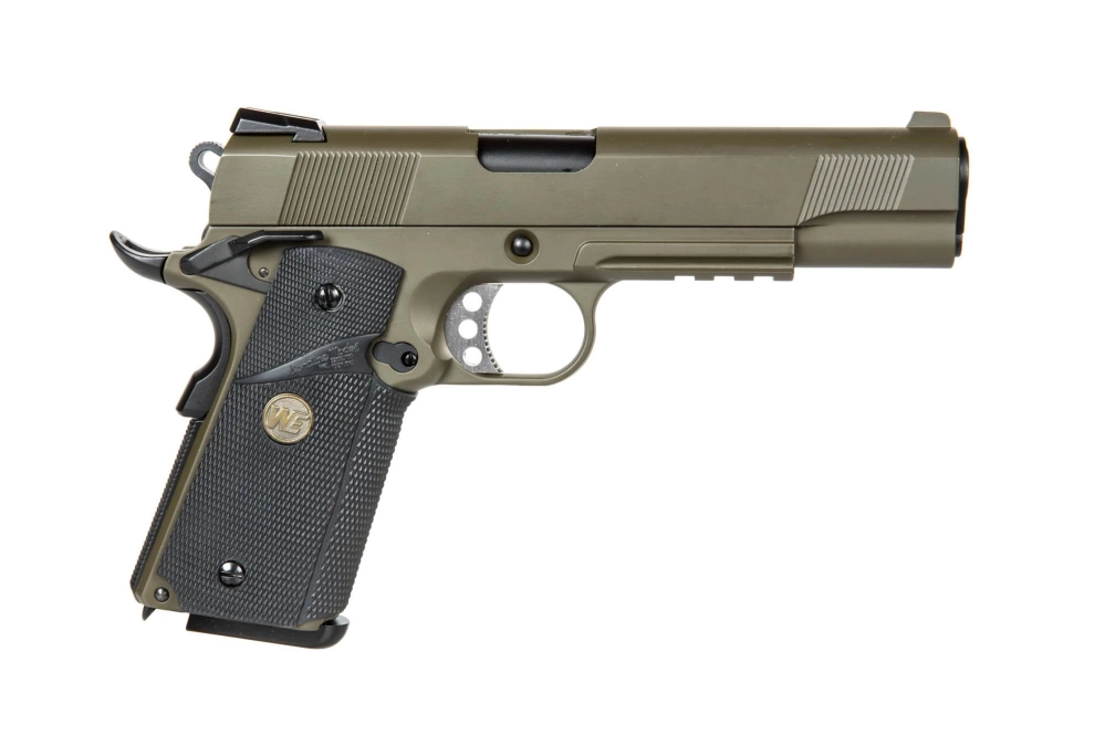 Pistola de airsoft MEU (versión ferroviaria) - verde oliva