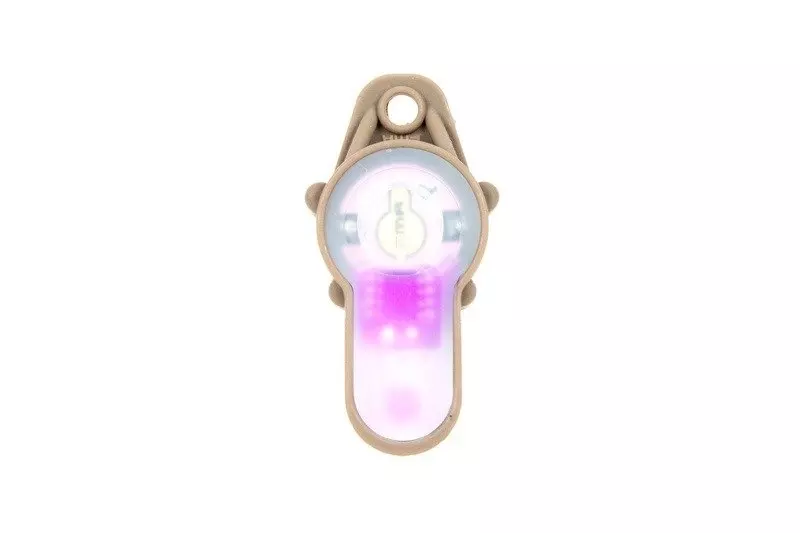 Lightbuck Pendant electronic marker - Dark Earth (pink light)