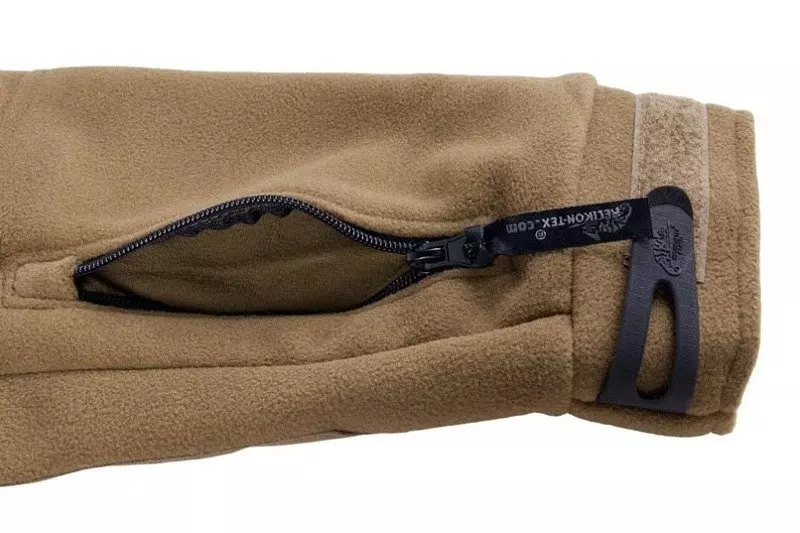Sweat-shirt en polaire Liberty - vert olive / noir